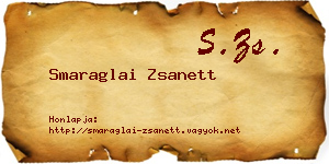 Smaraglai Zsanett névjegykártya